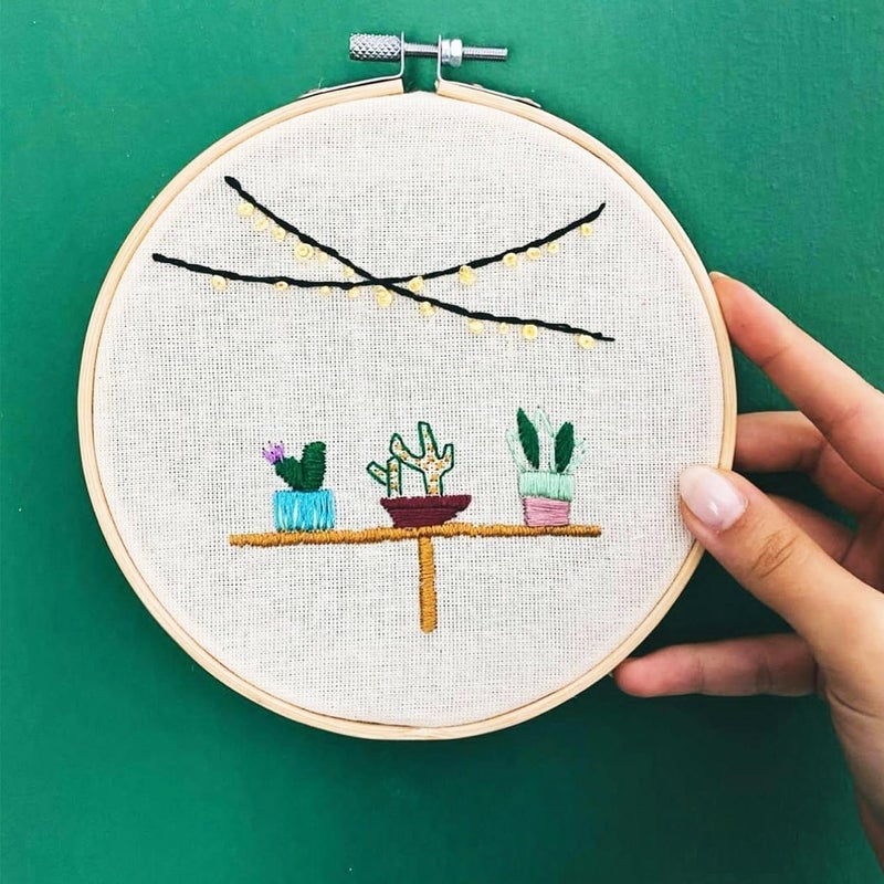 Norwex 12 Pieces 5 Inch Embroidery Hoops Adjustable Wooden Circle Cross Stitch Hoop Ring for Embroidery, Art Craft Handy Sewing and Christmas Decoration - Image 4